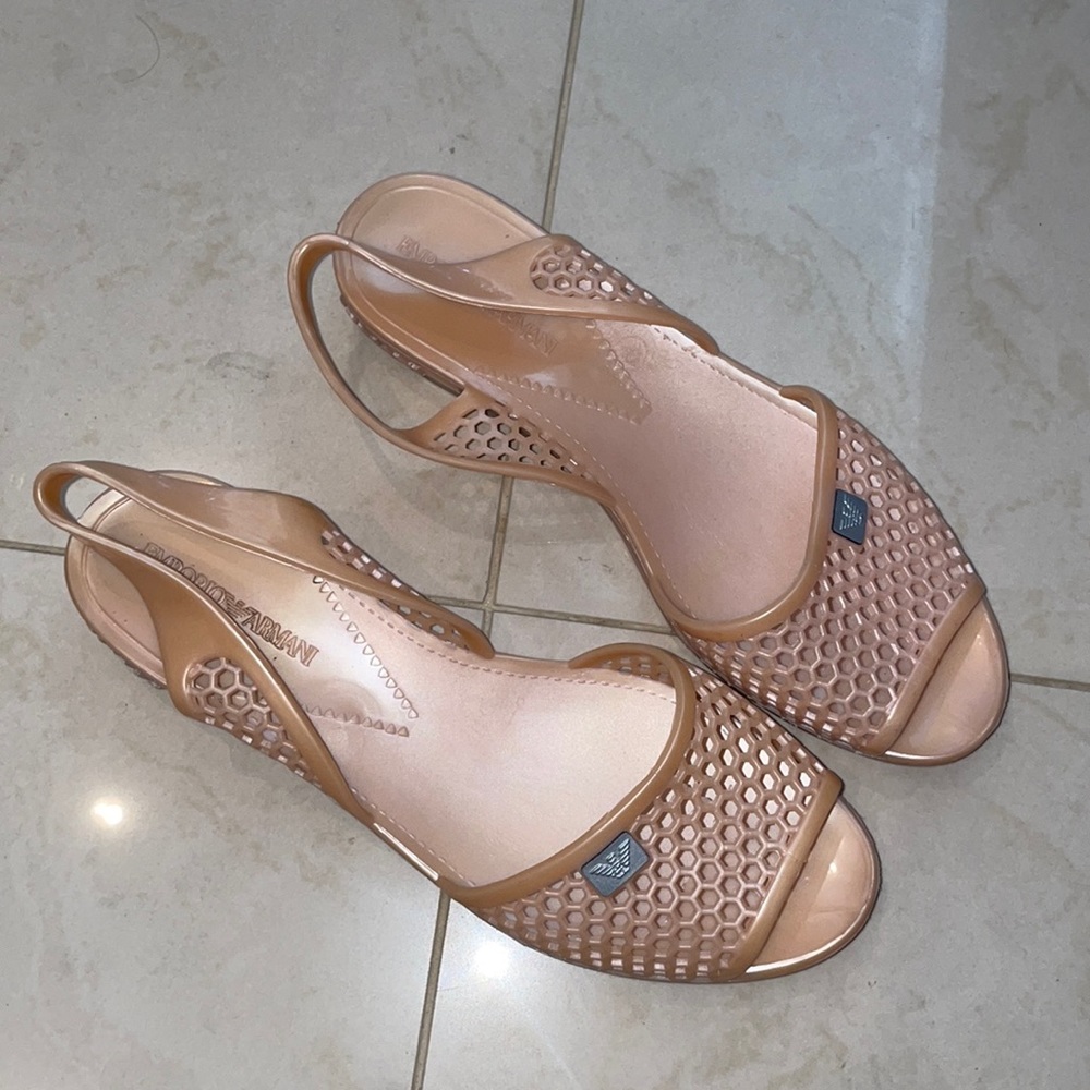 Armani Emporio jelly sandals